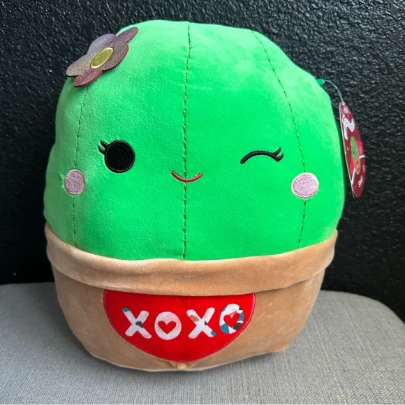 Squishmallows | Toys | 2 Shadi The Cactus Valentines Squishmallows 223 Nwt  | Poshmark